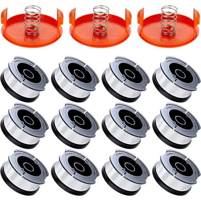 Bobine Fil Coupe Bordure Pour Black Et Decker - 8 X 10 M Bobine De Fil