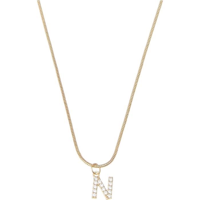 KAL-® Collier Pour Femme En Or - Chaîne À Couche Avec Chaîne