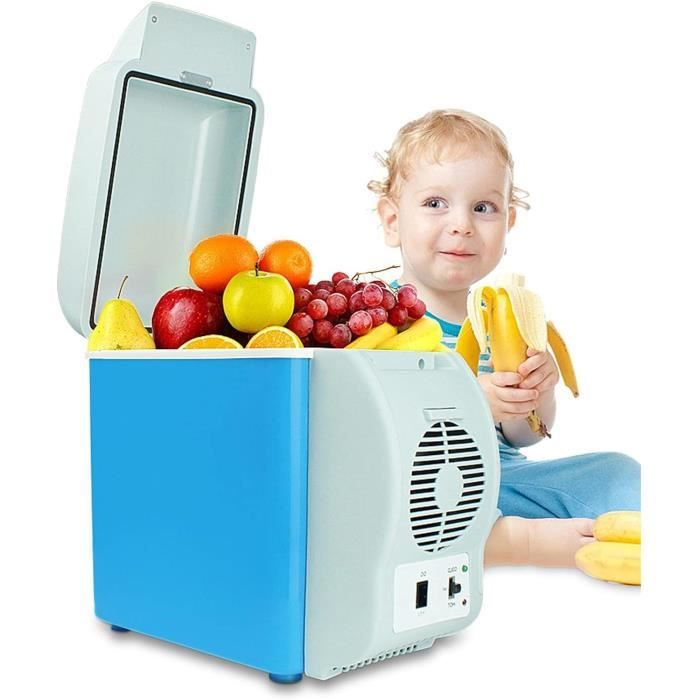 Mini Réfrigérateur 2-en-1 Aikku 15 L - Fonction Refroidissement Et Chauffage - 12V/220V - Pour Voiture, Bureau, Maison - Noir
