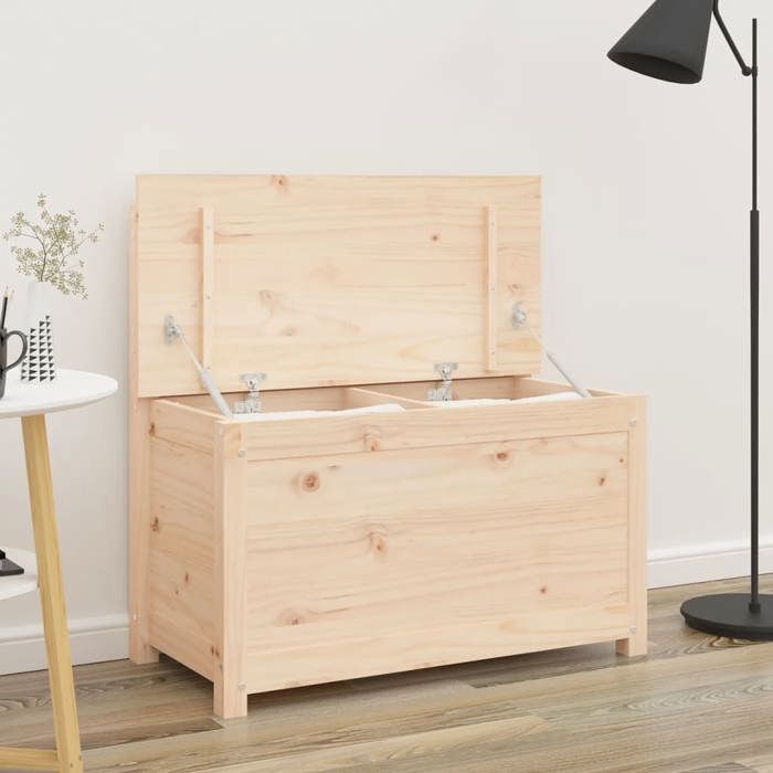 vidaXL Banc Banc de Rangement avec Dossier Coffre de Rangement pour Entrée Meuble de Salon Salle de Séjour Moderne Bois 823549