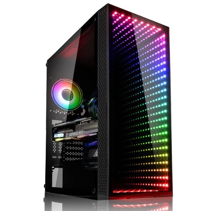 PC Gaming VIST PRO Ryzen 7 5700X – 32Go RAM – RTX 4060 – SSD 2To M.2 – Windows 11 Pro