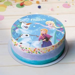 50 Décorations Comestibles Flocons De Neige La Reine Des Neiges – Bleu & Blanc Pour Gâteau Noël & Anniversaire