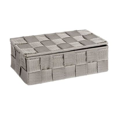 WENKO Organiseur de Salle de Bains Adria Blanc - Panier de Salle de Bain, 3 étages, Polypropylène, 25 x 72 x 15.5 cm, Blanc
