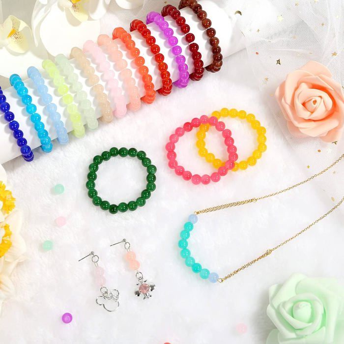 Bracelet Perles De Verre Doré Inspiration Haute Couture - Marque D-E - Neuf Avec étiquettes
