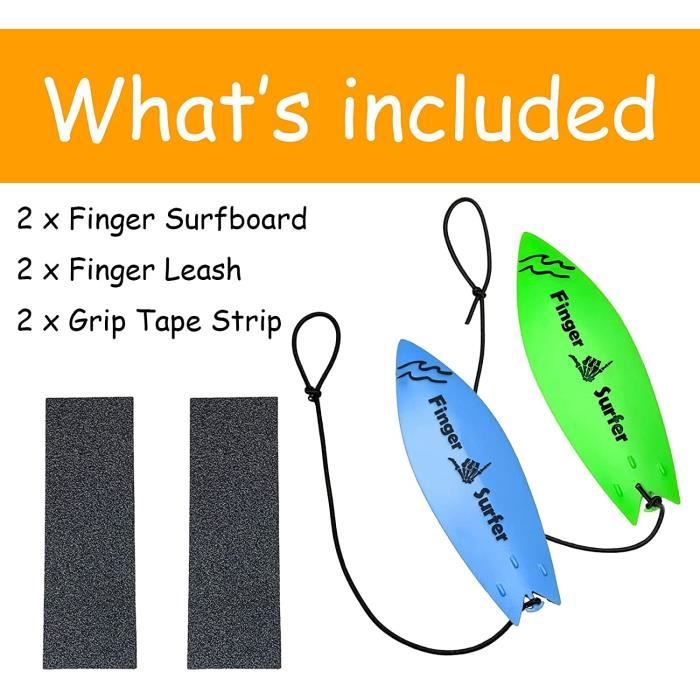 Planche De Surf à Doigts - Jouet Finger Surfboard Pour Voiture Et Vent | Idéal Enfants +3 Ans Jouet éducatif Sensoriel