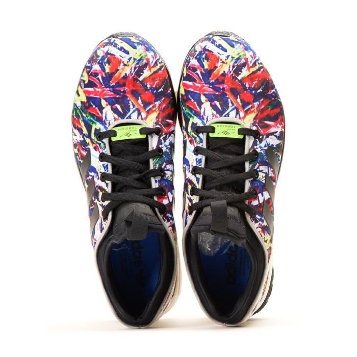 Adidas zx flux rouge noir online