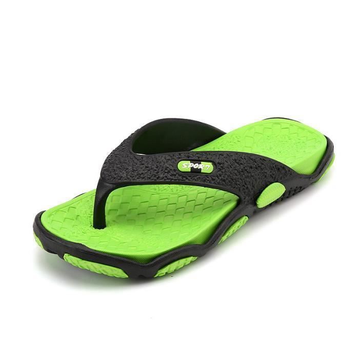 Tongs Homme R-ISLAND En EVA - Antidérapantes, Légères Et Confortables - Idéales Plage, Piscine Ou Maison