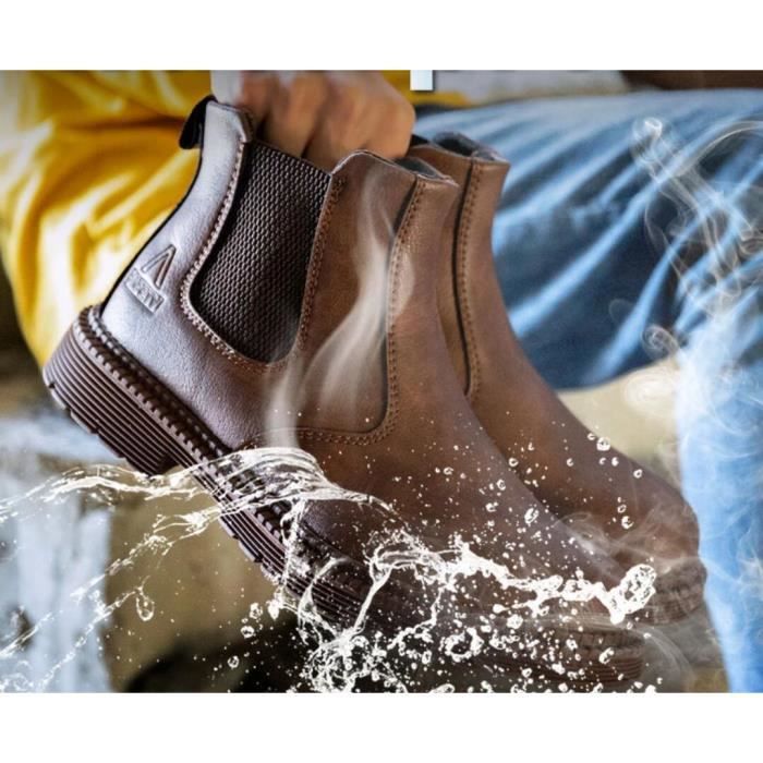 Chaussures Bateau Imperméables Homme - Antidérapantes, Légères, Pour Jardin, Pêche, Cuisine