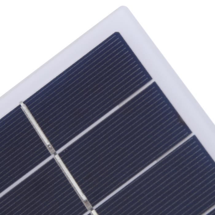 Mini Panneau Solaire 0.5W 5.5V – 76x60mm, PET Stratifié, Parfait Pour Petits Chargeurs !
