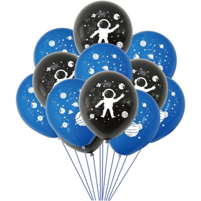 40 Pièces Ballons Du Système Solaire Ballons Astronaute Ballons Bleus Noirs  Anniversaire Ballons Imprimés Bleus Ballons D'An[u20562] - Cdiscount Maison