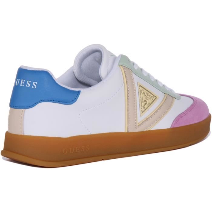 Basket Guess - Femme Guess - Calebb - Guess Multicolor - Polyurethane -  Chaussure Guess Multicolore - Cdiscount Chaussures
