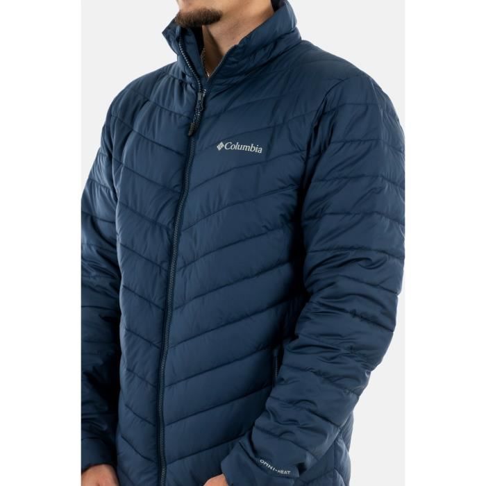 Doudoune Columbia Eddie Gorge Jacket Bleu S Homme Polyester et Nylon Fermeture Eclair Bleu Cdiscount Pret a Porter