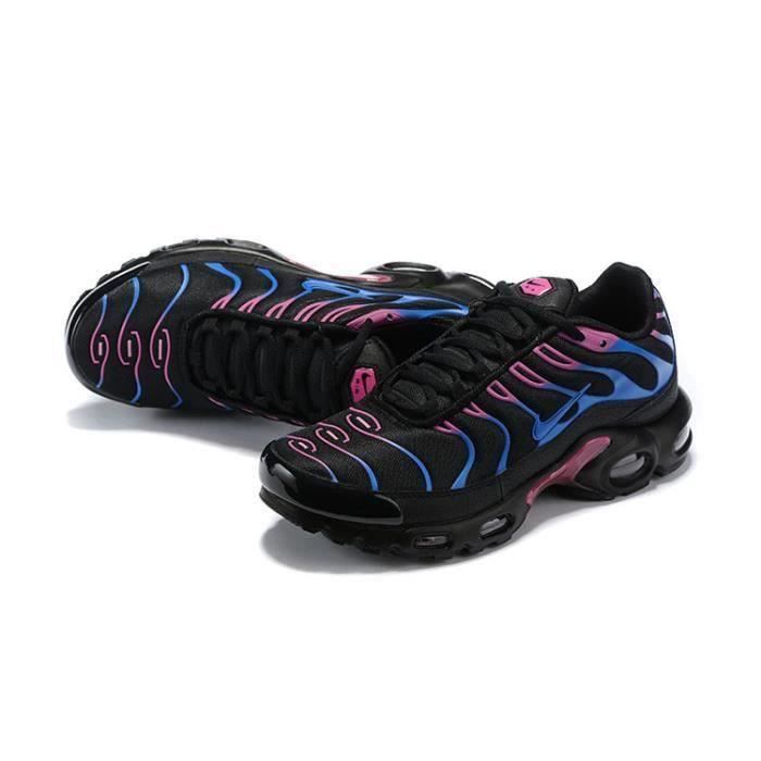 Nike tn Plus Femme Chaussures Entra nement de Sport Noir Bleu Rose