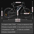Vélo électrique VTT 26" COLORWAY Noir - Batterie amovible 36V 15Ah - Shimano 7 Vitesses-3