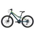 Vélo tout terrain pour enfants BIKESTAR 24 pouces - Edition VTT - Bleu Vert-3