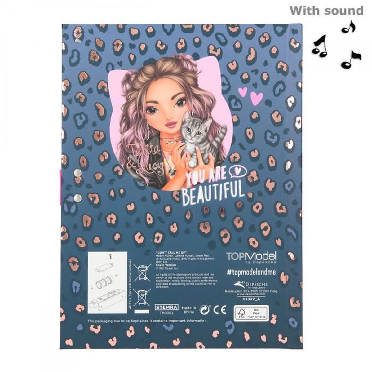 Journal Intime Avec Code Top Model Journal intime musical avec code TOPModel June Leo Love - Cdiscount  Beaux-Arts et Loisirs créatifs