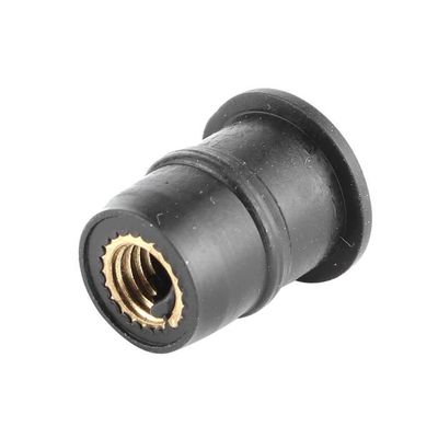 Bediffer 50 Pièces Écrous En Caoutchouc M5 5mm - Fixation Pare-Brise Moto Et Carénage