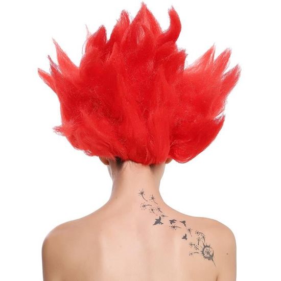 Perruque de Clown Unisexe Rouge Chauve t/ête 3920-PC13 WIG ME UP
