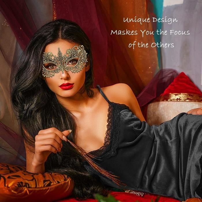 Masque Vénitien Femme En Dentelle Catwoman Masque Masque De Bal Masqué  Femme Masque Yeux Halloween Pour Halloween Costume Fê[x1195] - Achat /  Vente Masque Vénitien Femme En 1195 - Cdiscount