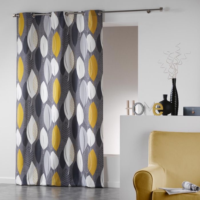 Rideau à œillets Douceur D’Intérieur - 140x240 Cm, Coton/polyester Imprimé Dune - 7