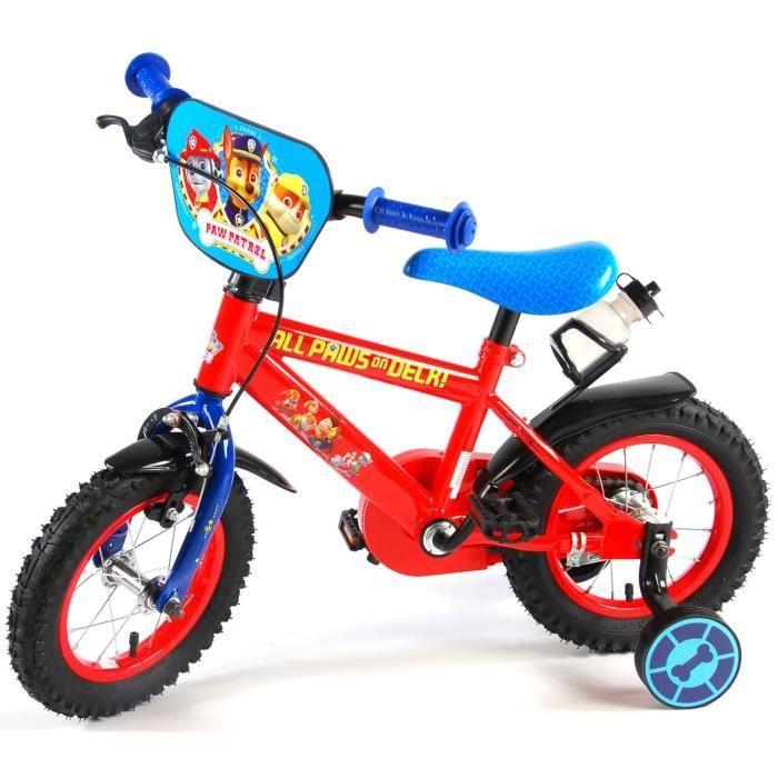 Velo paw patrol shop 12 pouces