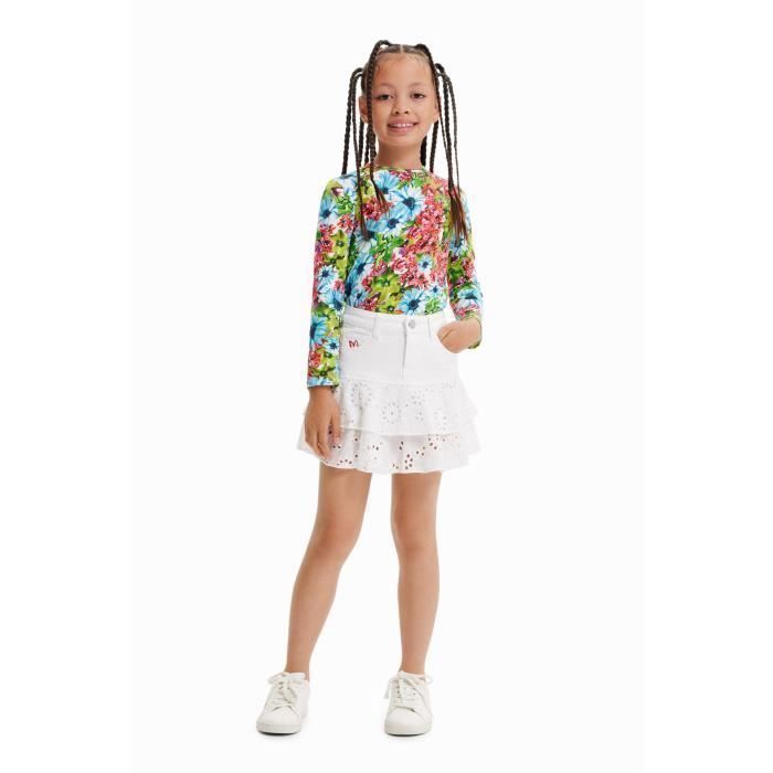 Jupe blanche fille 12 ans shop