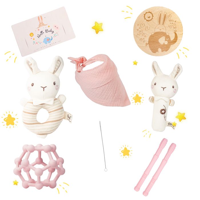 Coffret Cadeau Naissance Garçon Ensemble Éveil Dentition