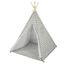 Tente Tipi Enfant Avec Tapis - 112x112x158cm - Tente De Jeu Indienne Pour Chambre Ou Jardin - Polyester