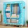Armoire Penderie Imprimee 100 45 160 Cm Assembler La Garde Robe