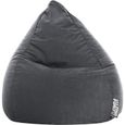 Pouf - SITTING POINT - Easy L - Polyester - Anthracite - Contemporain - Design-0