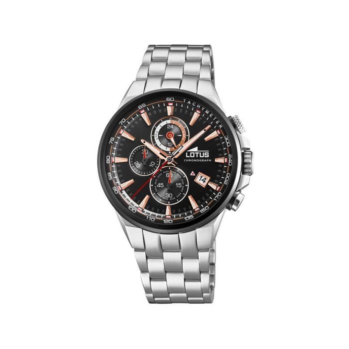 Montre Lotus homme - 18586/1 - chrono bracelet acier , - Achat/vente montre  Homme Adulte Acier - Cdiscount