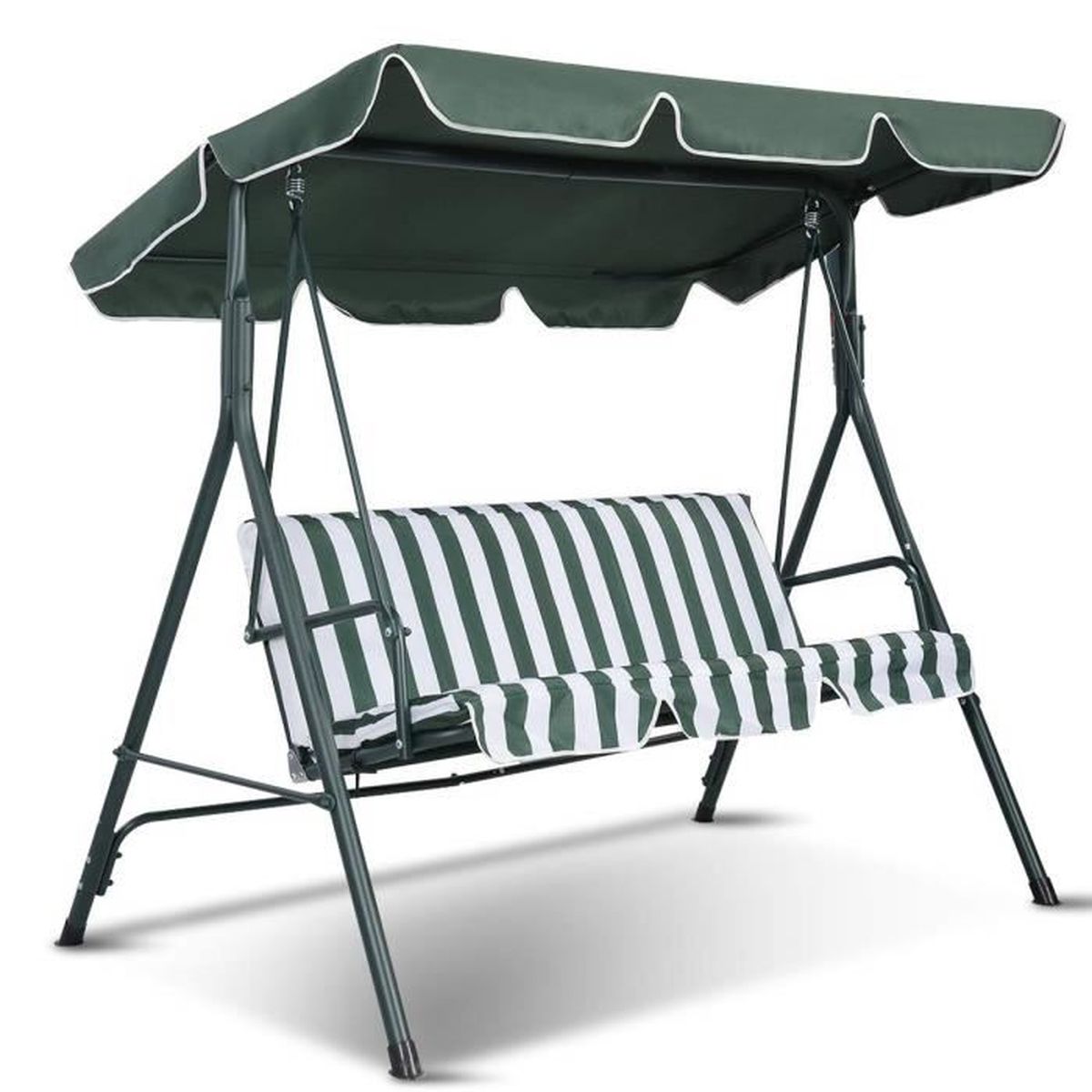 Toit De Rechange Pour Balancelle Canopee Pour Balancelle De Jardin Balancoire Soleil Toit Resistant Au Soleil Taille 190x130cm Vert Achat Vente Toile De Parasol Toit De Rechange Pour Balan Cdiscount