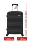 Valise Grande Taille - ADC - Rio Noir - 75cm - 94L - 4 Roues 360°