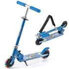 COSTWAY Trottinette Enfant Pliable avec Roulement ABEC-5 & 3 Hauteurs Réglables, Trottinette Pro Enfants avec 2 Roues Clignotantes de 110mm & Béquille, Pont Elargi, Charge 50kg pour 3-8 Ans (Bleu COSTWAY Trottinette Enfant Pliable avec Roulement ABEC-5 & 3 Hauteurs Réglables, Trottinette Pro Enfants avec 2 Roues Clignotantes de 110mm & Béquille, Pont Elargi, Charge 50kg pour 3-8 Ans (Bleu
