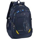 MARSEE Cartable Garcon Sac A Dos College Garcon Sac Ecole Garcon En Nylon Cartable Enfant Primaire (Bleu Foncé)