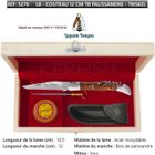 Coffret Couteau N°5274 Pliant ANCRE MARINE TB Laguiole BOUGNA
