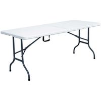 Table pliante - MOB EVENT PRO - 152cm - 6 places - Blanc et noir
