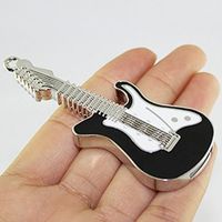 Clé USB 2.0 métal Guitare acoustique 64 Go Noir