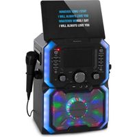 Auna Rockstar Plus Chaîne Karaoké machine à karaoké Bluetooth USB CD LED Show RCA