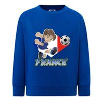 Sweat enfant Footballeur - Marque - Bleu royal - Garçon