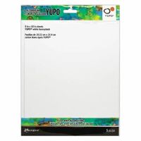 Papier Yupo 'Alcohol ink Yupo' Heavystock White de Ranger (20,32x25,4 cm)