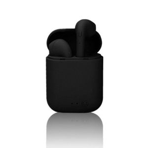CASQUE - ÉCOUTEURS Noir-Écouteurs sans fil I12 TWS Macaron Bluetooth 