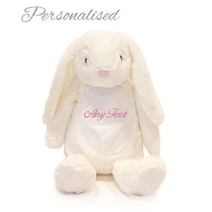 gros lapin en peluche