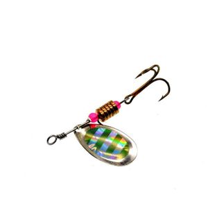 LEURRE DE PÊCHE Tapez 6--Leurres de pêche Spinner, 10 couleurs, appâts à manivelle, gabarit brillant, cuillère à truite à pai