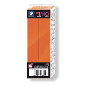 PATE POLYMÈRE Pâte Fimo Professional 454 g Orange 8041.4