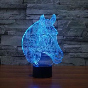 Lampe décorative 3D pour les passionnés du cheval