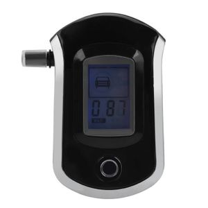 eStore Testeur d'alcool numérique avec horloge LCD