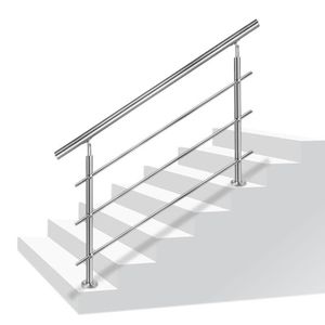Main courante lumineuse pour escalier avec lumière, barre d'appui