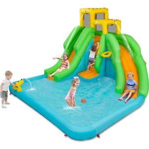 AIRE DE JEUX GONFLABLE DREAMADE Château Gonflable pour Enfants avec Pisci