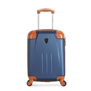 HERO - Valise Cabine XS VESUVIO-E 50 cm 4 Roues - Rose Métal - 65.99